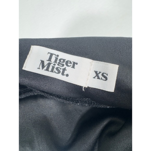 Ruched Mini Dress Silver Spaghetti Strap V-Neck XS Glam Festival Rave Y2K Disco - Picture 7 of 7